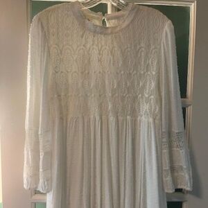 Ivory Lace Blouse